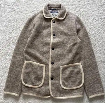 투모로우랜드 셰틀랜드 울 파이핑 자켓 그레이 M