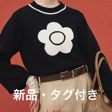 LILY BROWN x MARY QUANT 자카드 니트