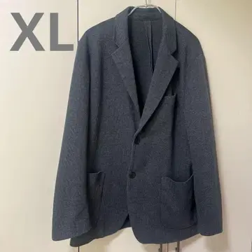 UNIQLO 컴포트 자켓 XL 글렌체크 다크 그레이