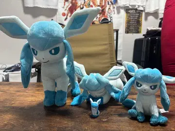 글레이시아 봉제 인형 3개 세트+피규어 포함