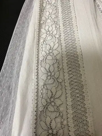 화이트 플레어 스커트 M 사이즈