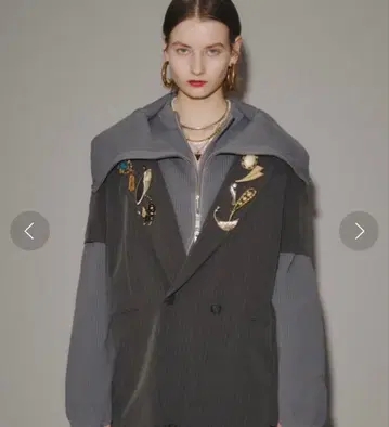 yae 더블 지퍼 가디건