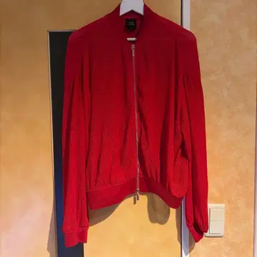 Armani Exchange 빨간색 레이스 블루종