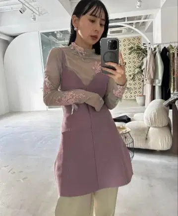 ameri vintage PEPLUM FLARE BUSTIER KNIT