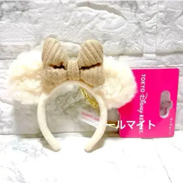 디즈니 미니 머리띠 키체인 키링 복슬복슬 포근포근