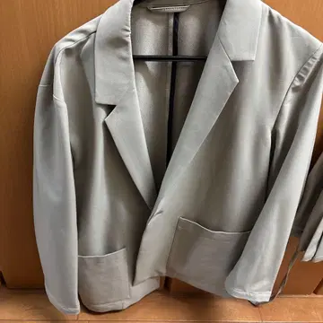 semanticdesign 베이지 테일러드 자켓 셋업