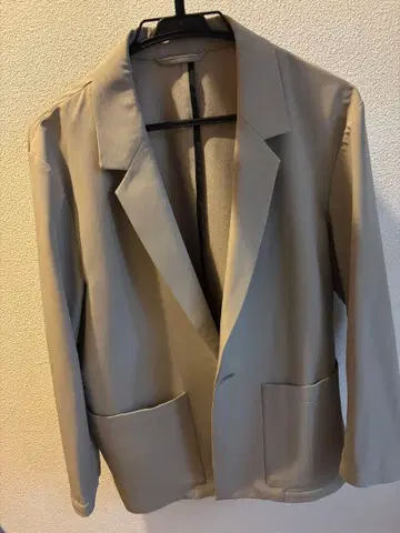 semanticdesign 베이지 테일러드 자켓 셋업