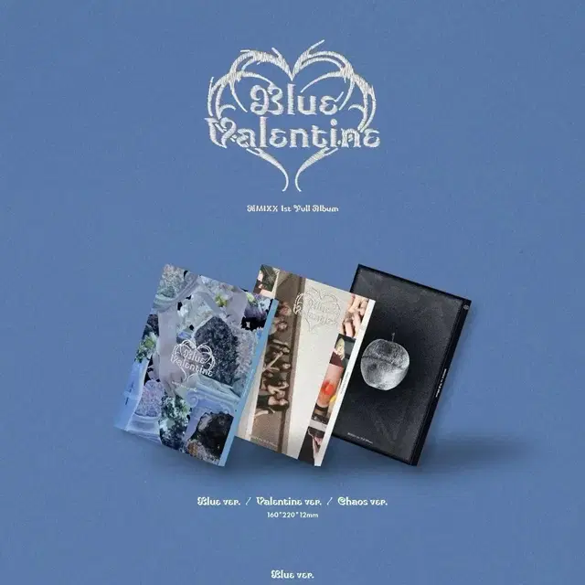 엔믹스 Blue Valentine 앨범 일반반 3종 세트