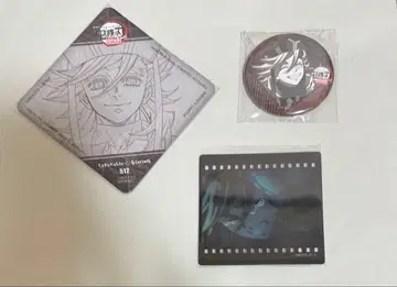 귀멸의 칼날 다이닝 오타노시미 복권 캔뱃지 클리어 카드 코스터 도우마