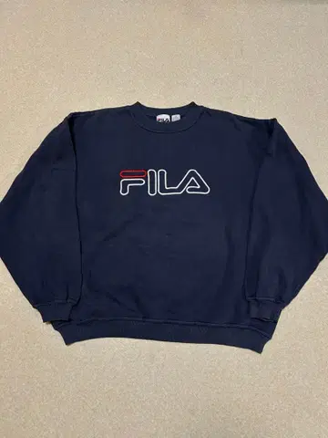 90s FILA 네이비 맨투맨 M 사이즈