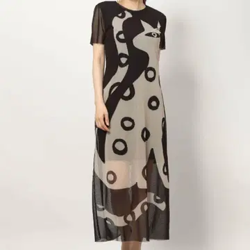 Desigual 데시구알 마리아 에스코테 콜라보 고양이 롱 원피스