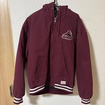 XLARGE 버건디 점퍼 L