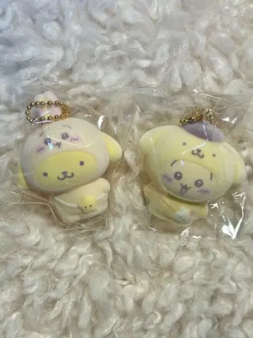 치이카와 산리오 시크릿 플로키 마스코트 폼폼푸딩 토끼