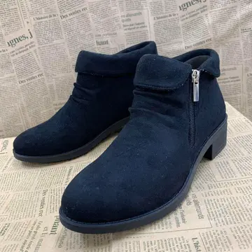 새상품 여성용 M 사이즈 경량 숏부츠 블랙 9844