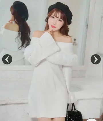 미셸 마카롱 퍼 케이프 원피스