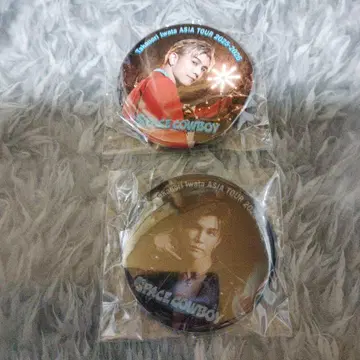 SPACE COWBOY 캔뱃지 이와타 타카노리 회장 가챠