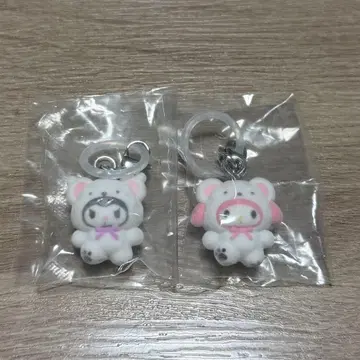 산리오 포근포근 스노우 메지루시 액세서리