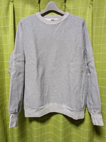 BATONER 그레이 크루넥 트레이닝복