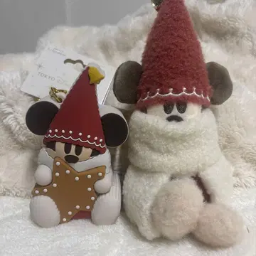 디즈니 릴린린 참&봉제 인형 배치 빨간색 세트