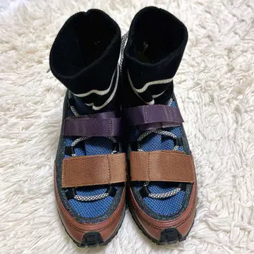 MANA 마나 재료 콤비네이션 삭스 스니커즈 하이컷 36