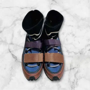 MANA 마나 재료 콤비네이션 삭스 스니커즈 하이컷 36