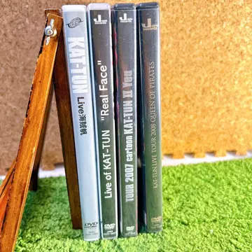 KAT-TUN 라이브 DVD 4장 세트 초기 6인 시대