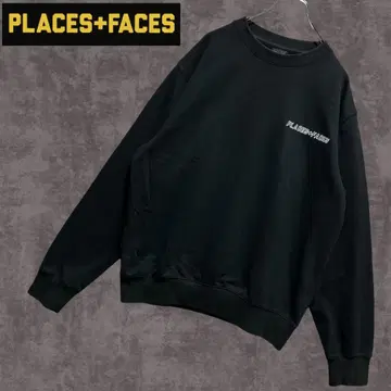 플레이시스페이시스 PLACES+FACES 자수 로고 맨투맨