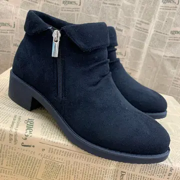 새상품 여성용 M 사이즈 경량 발수 숏부츠 블랙 9844