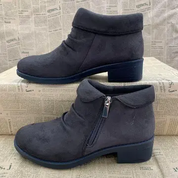 새상품 여성용 M 사이즈 경량 발수 숏부츠 짙은 갈색 9844