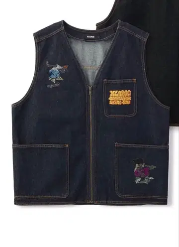 XLARGE DENIM VESTINDIGO 데님 베스트 사이즈 M