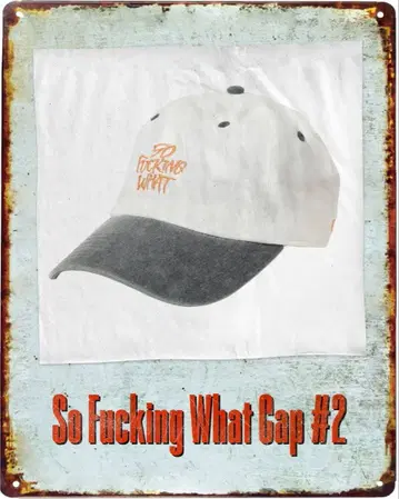 The BONEZ 미사용 캡 그레이 x 화이트