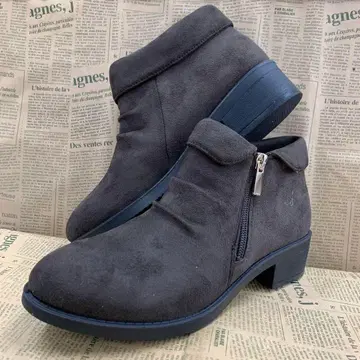 새상품 여성용 L 사이즈 경량 발수 숏부츠 짙은 갈색 9844