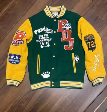 가격 인하 협상 Pandista 팬더 자수 바시티 자켓 M 사이즈