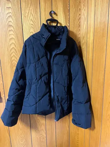 MSG 블랙 다운 자켓 L