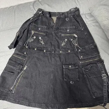 완판템 MASONPRINCE 다크 그레이 데님 스커트