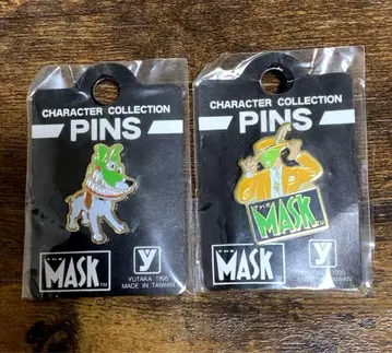 영화 MASK 마스크 핀 배지 1995년 2종