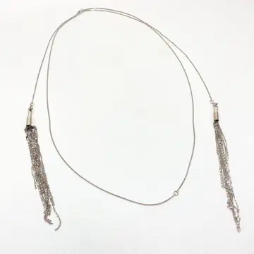 정가 14만 8천 ANN DEMEULEMEESTER 실버 목걸이
