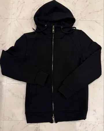 AKM 속기모 헤비 온스 집업 후드 맨투맨 블랙 M