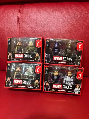 [ 미개봉 ] MARVEL Happy 복권 BE@RBRICK 페어 박스상
