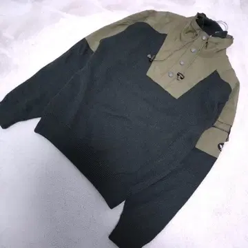 [ PURSER LINE ] 빈티지 스키웨어 니트 카키 M