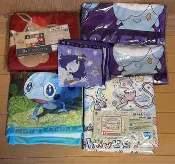 포켓몬 담요 타월 6세트