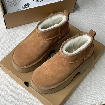 브라운 숏부츠 23cm