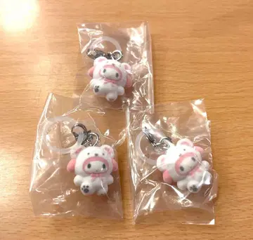 산리오 메지루시 액세서리 복슬복슬 스노우 마이멜로디