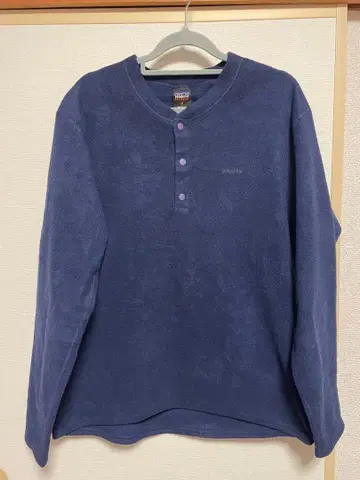 [ 새상품급 ] Patagonia 신틸라 스냅T 크루 M 네이비