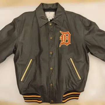 G-III 가죽 바시티 자켓 디트로이트 타이거즈