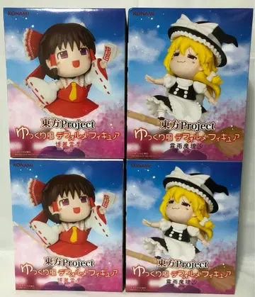 동방 Project 피규어 하쿠레이 레이무 키리사메 마리사 4체 세트