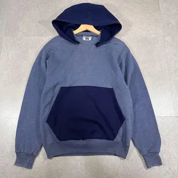 90s 리 LEE 후가공 후드티 맨투맨 블루 빈티지