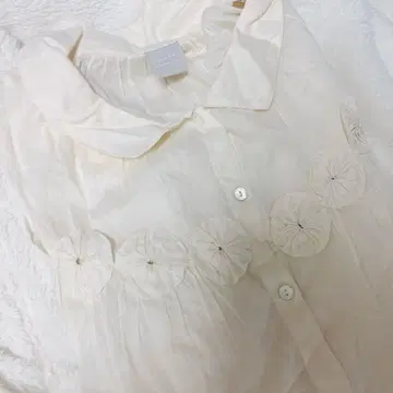 츠하루 바이 사만사 모스모스 요요 퀼트 튜닉 블라우스 (아이보리)