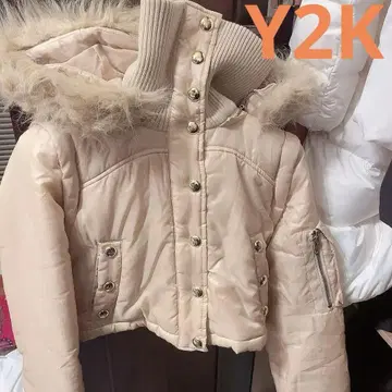 d.i.a 코트 아우터 헤이세이 갸루 y2k 퍼 베스트 2way