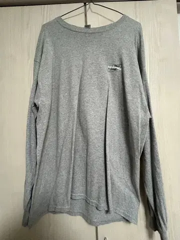 harukamirai 코끼리 디자인 롱T셔츠 그레이